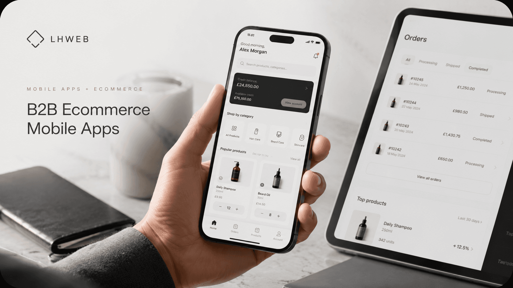 B2B Ecommerce Mobile Apps project preview