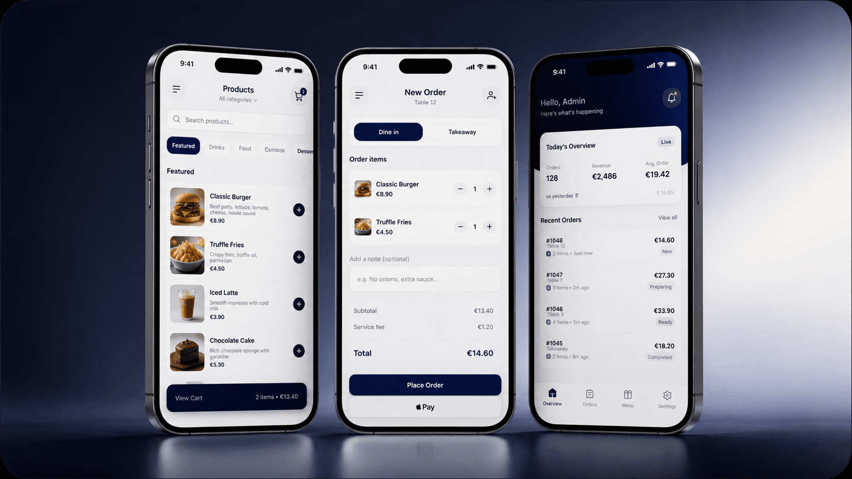 Mobile Ordering Apps project preview