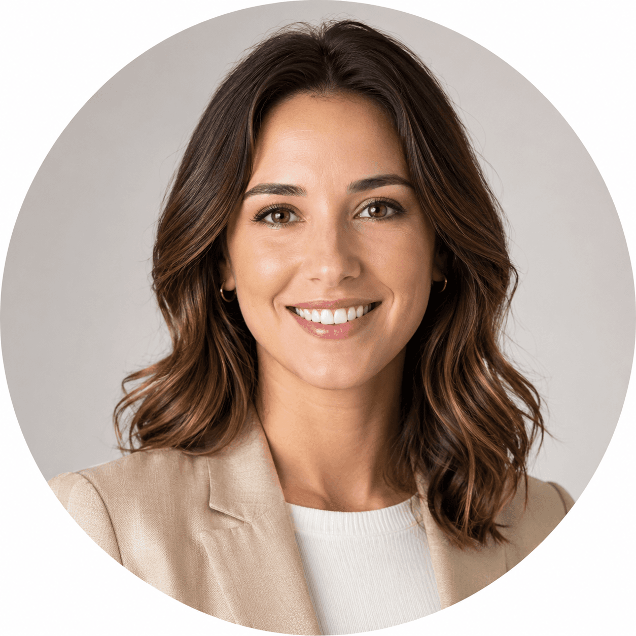 Professional placeholder avatar used in AI lead workflow interface.